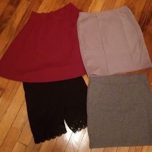 Skirt and short bundle